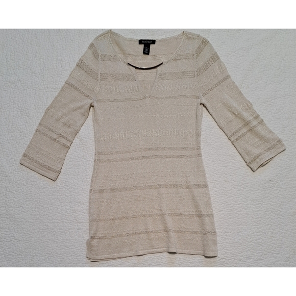 White House Black Market Keyhole Tunic - Picture 4 of 10